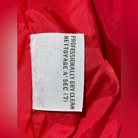 VINTAGE Members Only Red Jacket Size 46 - Picture 9 of 14